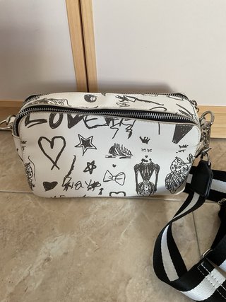 Bolso Martina K blanco con estampado