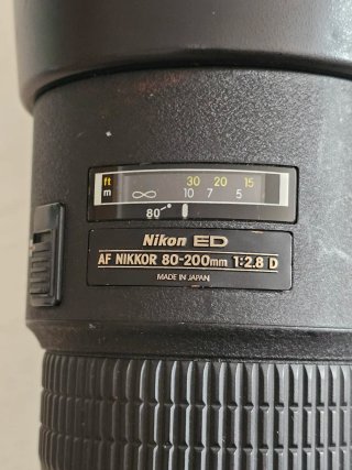 Nikon 80-200mm f2.8 ED Teleobjetivo Profesional