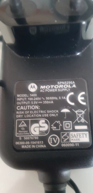 Cargador Motorola Antiguo