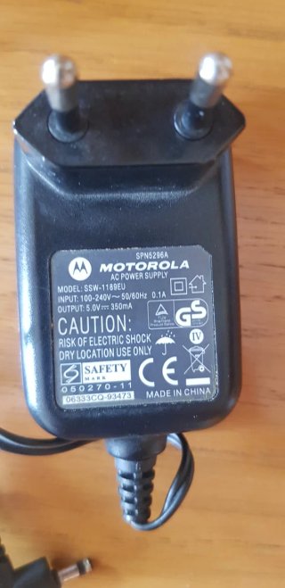 Cargador Motorola Antiguo