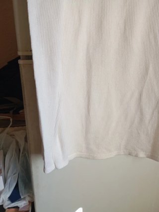 Jersey blanco manga larga
