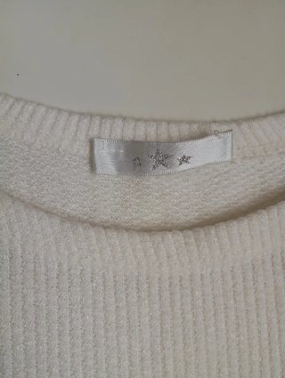 Jersey blanco manga larga