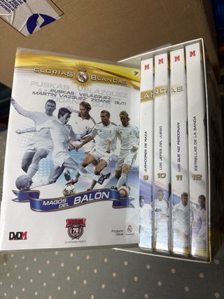 Colección DVD Glorias Blancas Real Madrid