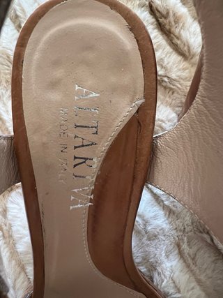 Sandalias de piel Altariva Talla 37