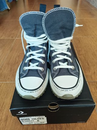 Botín Converse Run Star Hike Gris Talla 38.5