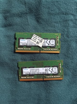 2x Samsung 4GB DDR4 RAM 2666MHz SODIMM