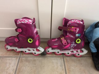 Patines en línea talla 34-36 + bolsa