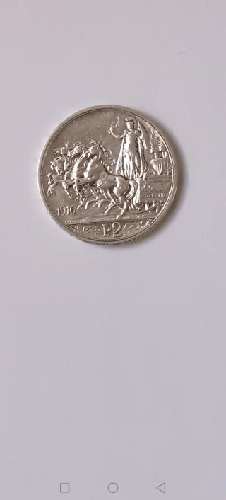 Moneda Vittorio Emanuele III Rey de Italia