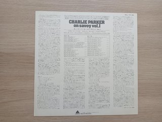 Charlie Parker On Savoy Vol.1 Japan Jazz