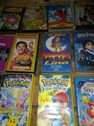 Pack 15 Películas VHS y DVD