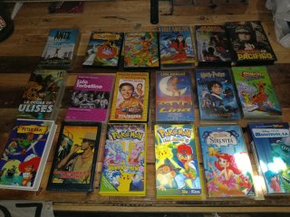 Pack 15 Películas VHS y DVD