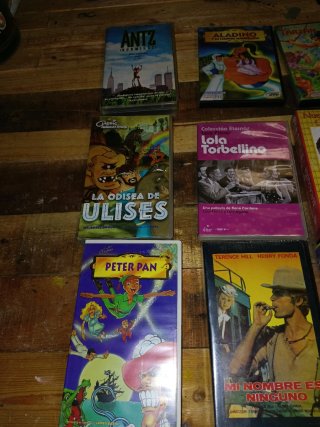 Pack 15 Películas VHS y DVD