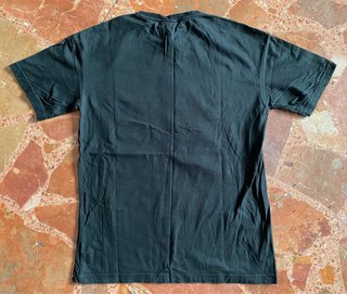 T-shirt Kappa nera con stampa Tg. S