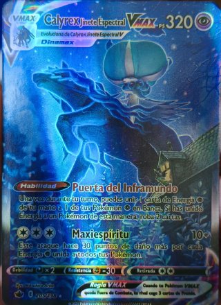 Carta Pokémon Calyrex Jinete Espectral VMax