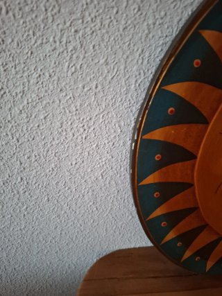 Espejo Sol Madera 50cm