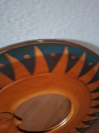 Espejo Sol Madera 50cm