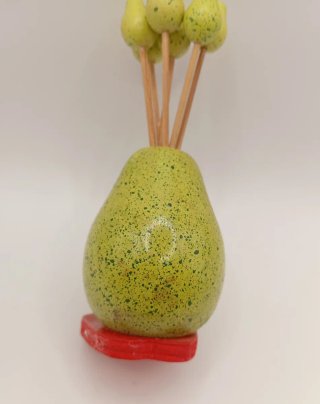 Porta stuzzicadenti a forma di pera