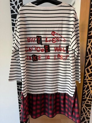 Vestido Anabel Lee Rayas Punk