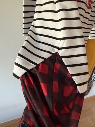 Vestido Anabel Lee Rayas Punk
