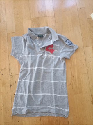 Polo Pull&Bear Talla S Rayas Rojas