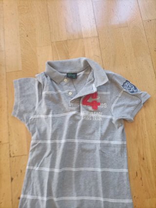 Polo Pull&Bear Talla S Rayas Rojas