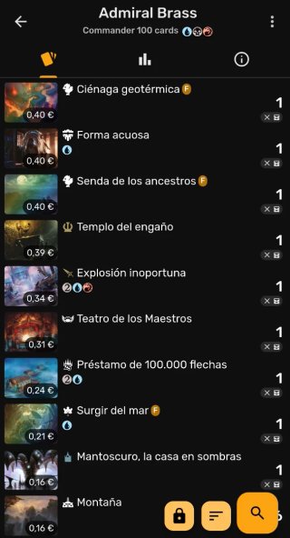Mazo Commander Magic the Gathering Piratas Admiral