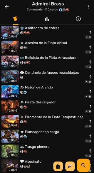 Mazo Commander Magic the Gathering Piratas Admiral