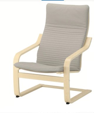 Hamaca Ikea Madera Tela Beige Gris