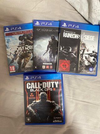 15€ cada PS4: Ghost Recon, Rainbow Six, Call
