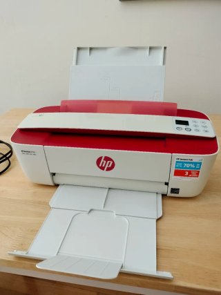 Impresora HP Deskjet 3733 Roja/Blanca