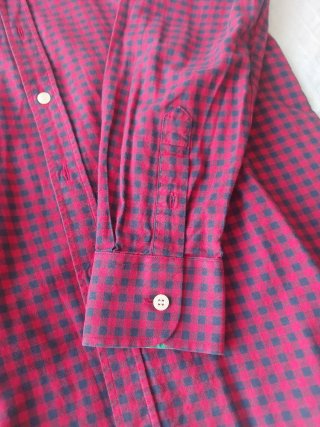 Camisa El Ganso cuadros roja T38