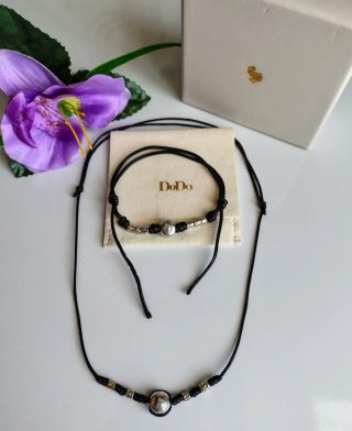 Dodo Pomellato Bracciale e Collana set Argento 925