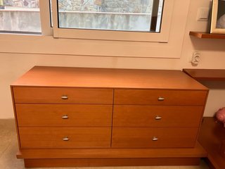 Muebles dormitorio matrimonio madera