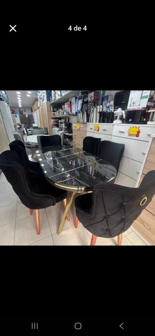 Mesa turca de alta calidad más 6 sillas 549€