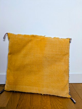 Cojín árabe vintage de sabra color amarillo