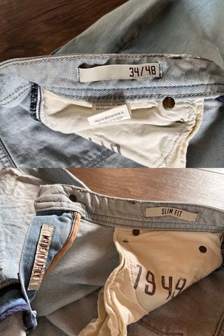 Briglia Jeans Slim Fit Taglia 34/48 Made in Italy