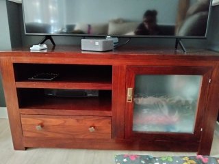 Sillas de madera con asiento de esparto nuevas
