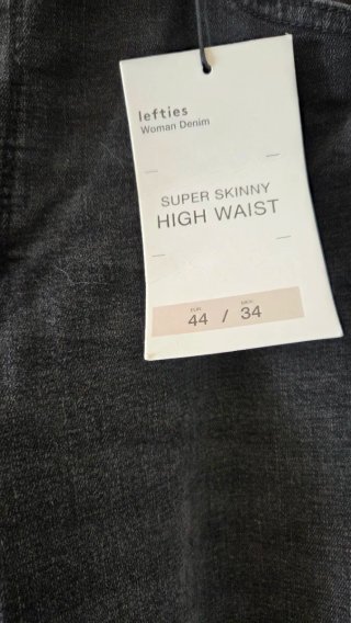 Pantalón vaquero Lefties Super Skinny High Waist