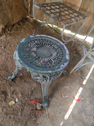 Juego de jardín metal