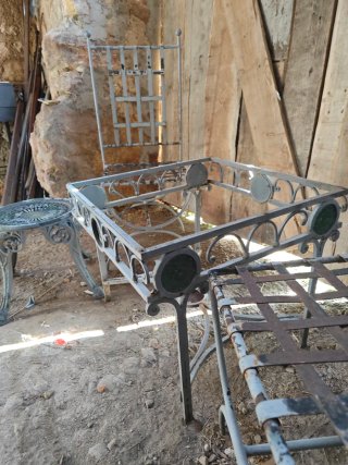 Juego de jardín metal
