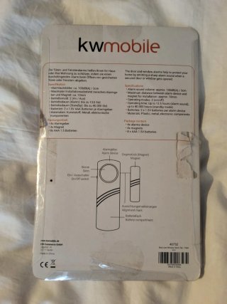 Alarma Puerta/Ventana - kwmobile - Set 4