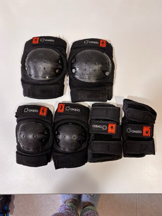 Patines en línea Oxelo azules y negros