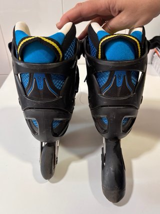 Patines en línea Oxelo azules y negros