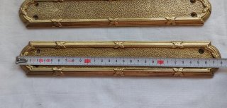 2 Placas Antiguas para Puertas
