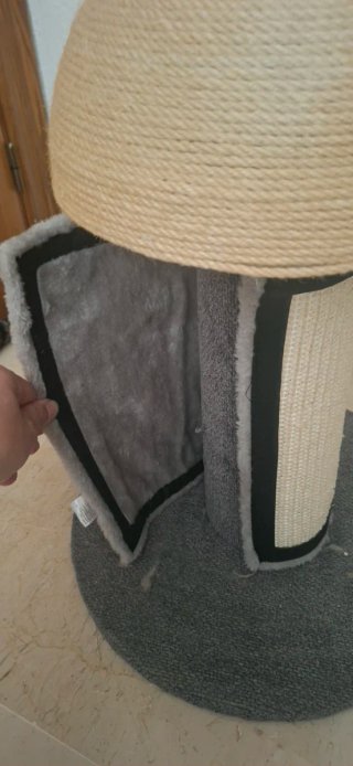 Rascador para gatos con base redonda