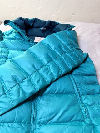 Chaqueta plumífero verde