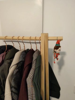 Burro Ropa Pino Macizo