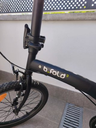 Bicicleta plegable de acero
