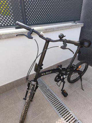 Bicicleta plegable de acero
