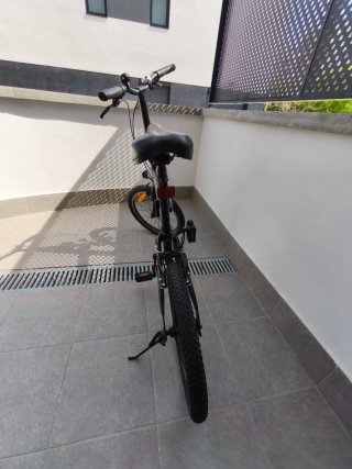 Bicicleta plegable de acero